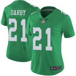 Limited Women's Ronald Darby Green Jersey - #21 Football Philadelphia Eagles Rush Vapor Untouchable