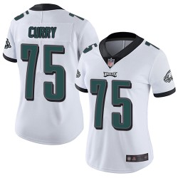 Limited Women's Vinny Curry White Road Jersey - #75 Football Philadelphia Eagles Vapor Untouchable