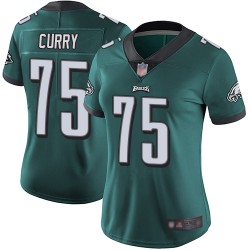 Limited Women's Vinny Curry Midnight Green Home Jersey - #75 Football Philadelphia Eagles Vapor Untouchable
