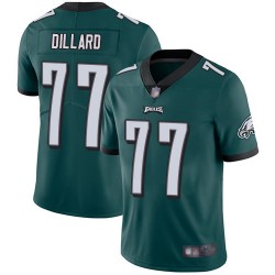 Limited Youth Andre Dillard Midnight Green Home Jersey - #77 Football Philadelphia Eagles Vapor Untouchable