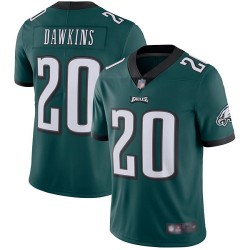 Limited Youth Brian Dawkins Midnight Green Home Jersey - #20 Football Philadelphia Eagles Vapor Untouchable