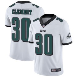 Limited Youth Corey Clement White Road Jersey - #30 Football Philadelphia Eagles Vapor Untouchable
