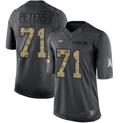 Limited Youth Jason Peters Black Jersey - #71 Football Philadelphia Eagles 2016 Salute to Service