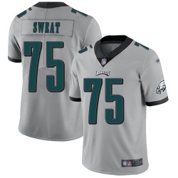 Limited Youth Josh Sweat Silver Jersey - #75 Football Philadelphia Eagles Inverted Legend