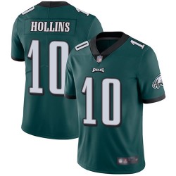 Limited Youth Mack Hollins Midnight Green Home Jersey - #10 Football Philadelphia Eagles Vapor Untouchable