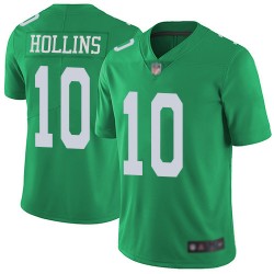 Limited Youth Mack Hollins Green Jersey - #10 Football Philadelphia Eagles Rush Vapor Untouchable