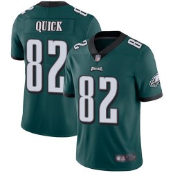 Limited Youth Mike Quick Midnight Green Home Jersey - #82 Football Philadelphia Eagles Vapor Untouchable
