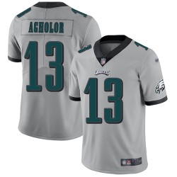 Limited Youth Nelson Agholor Silver Jersey - #13 Football Philadelphia Eagles Inverted Legend