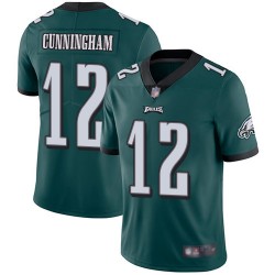 Limited Youth Randall Cunningham Midnight Green Home Jersey - #12 Football Philadelphia Eagles Vapor Untouchable