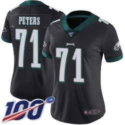 Limited Women's Jason Peters Black Alternate Jersey - #71 Football Philadelphia Eagles 100th Season Vapor Untouchable