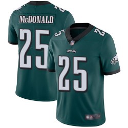 Limited Youth Tommy McDonald Midnight Green Home Jersey - #25 Football Philadelphia Eagles Vapor Untouchable