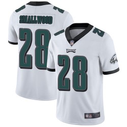 Limited Youth Wendell Smallwood White Road Jersey - #28 Football Philadelphia Eagles Vapor Untouchable