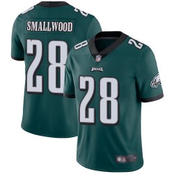 Limited Youth Wendell Smallwood Midnight Green Home Jersey - #28 Football Philadelphia Eagles Vapor Untouchable