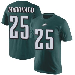 Football Philadelphia Eagles #25 Tommy McDonald Green Rush Pride Name & Number T-Shirt