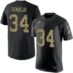 Andrew Sendejo Black/Camo Salute to Service - #34 Football Philadelphia Eagles T-Shirt