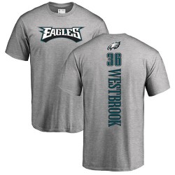 Brian Westbrook Ash Backer - #36 Football Philadelphia Eagles T-Shirt