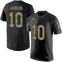 DeSean Jackson Black/Camo Salute to Service - #10 Football Philadelphia Eagles T-Shirt