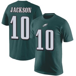 DeSean Jackson Green Rush Pride Name & Number - #10 Football Philadelphia Eagles T-Shirt