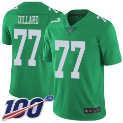 Limited Youth Andre Dillard Green Jersey - #77 Football Philadelphia Eagles 100th Season Rush Vapor Untouchable