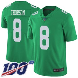 Limited Youth Clayton Thorson Green Jersey - #8 Football Philadelphia Eagles 100th Season Rush Vapor Untouchable