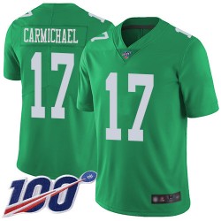 Limited Youth Harold Carmichael Green Jersey - #17 Football Philadelphia Eagles 100th Season Rush Vapor Untouchable