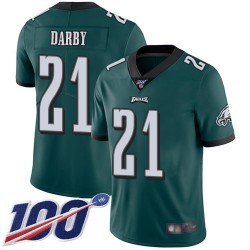 Limited Youth Ronald Darby Midnight Green Home Jersey - #21 Football Philadelphia Eagles 100th Season Vapor Untouchable