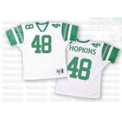 Authentic Men's Wes Hopkins White Road Jersey - #48 Football Philadelphia Eagles Throwback