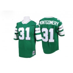 Authentic Men's Wilbert Montgomery Midnight Green Home Jersey - #31 Football Philadelphia Eagles Throwback