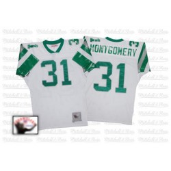 Authentic Men's Wilbert Montgomery White Road Jersey - #31 Football Philadelphia Eagles Throwback