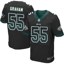 Elite Men's Brandon Graham Black Alternate Jersey - #55 Football Philadelphia Eagles Drift Fashion