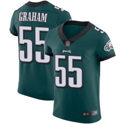 Elite Men's Brandon Graham Midnight Green Home Jersey - #55 Football Philadelphia Eagles Vapor Untouchable