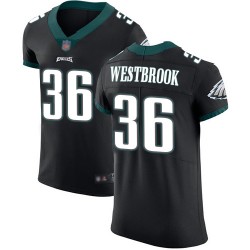 Elite Men's Brian Westbrook Black Alternate Jersey - #36 Football Philadelphia Eagles Vapor Untouchable