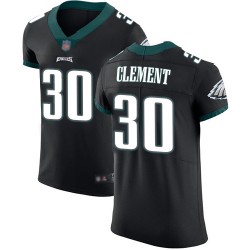 Elite Men's Corey Clement Black Alternate Jersey - #30 Football Philadelphia Eagles Vapor Untouchable